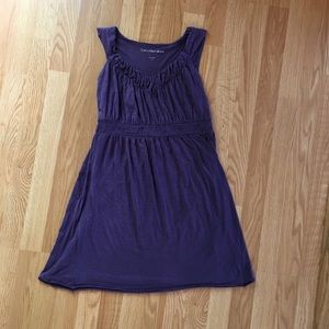 Comfortable purple Calvin Klein dress